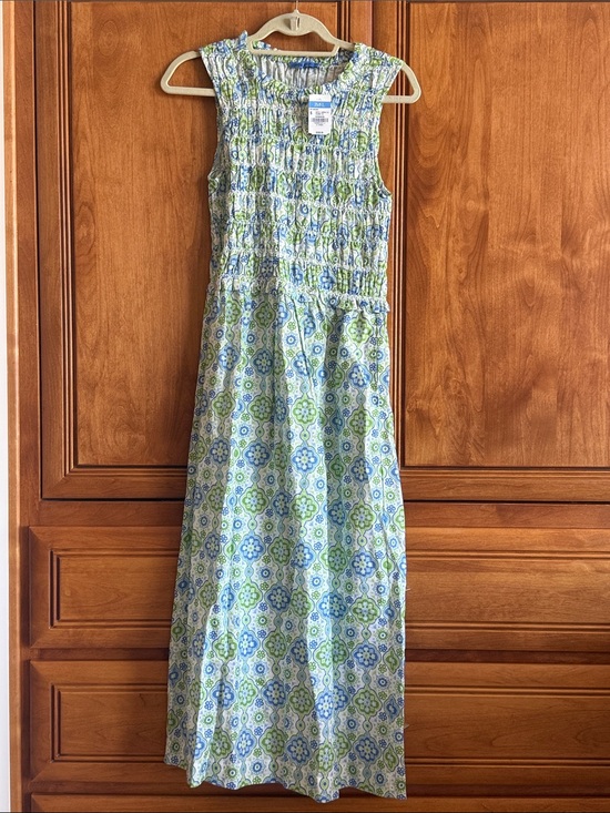 J. McLaughlin Dresses & Skirts - NWT J. McLaughlin Blue and Green Sleeveless Midi Dress